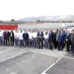 El presidente de la Generalitat, Alberto Fabra, visitó ayer la multinacional LM Wind Power situada en Coves de Vinromà (Castellón)