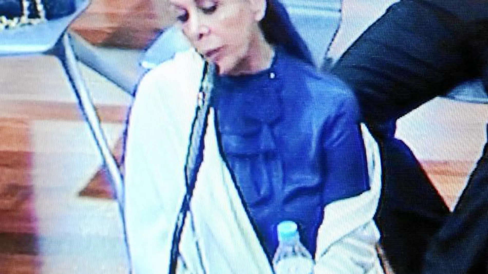 La cantante, durante su declaración en la Audiencia Provincial de Málaga