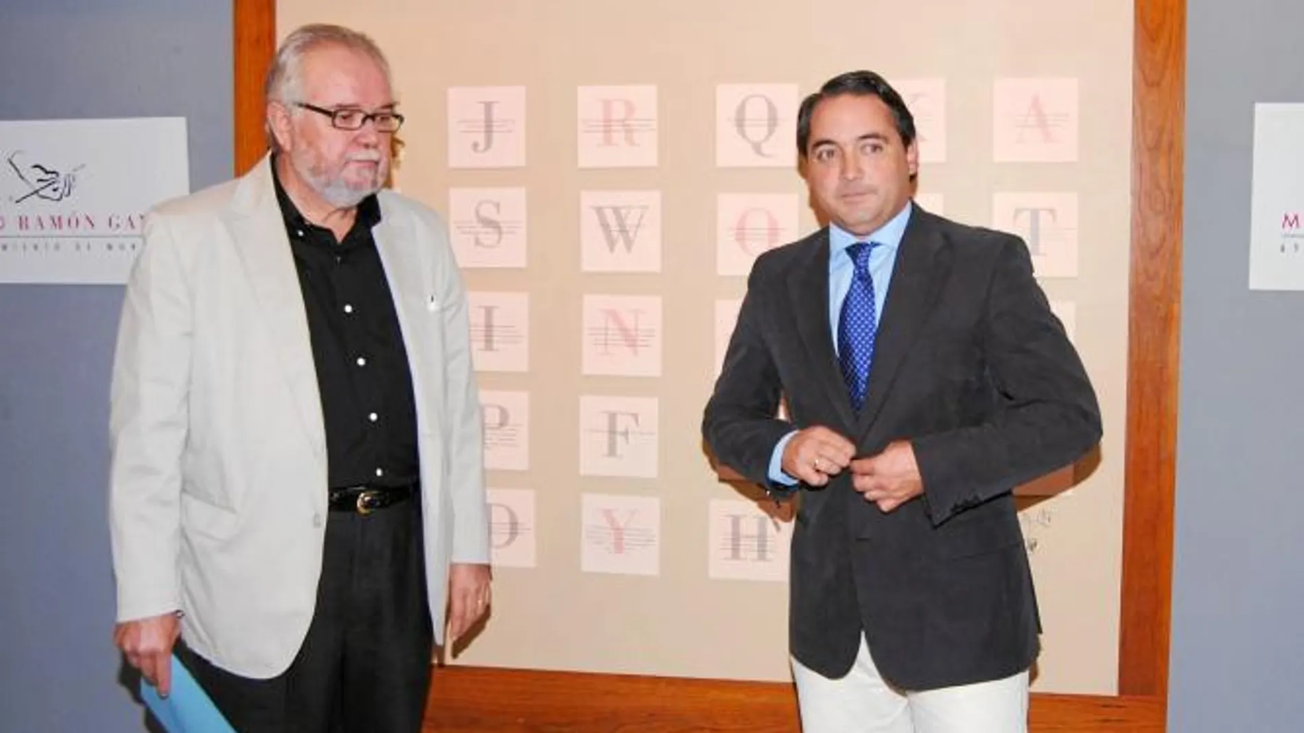 Manuel Fernández-Delgado y Rafael Gómez, en la presentación