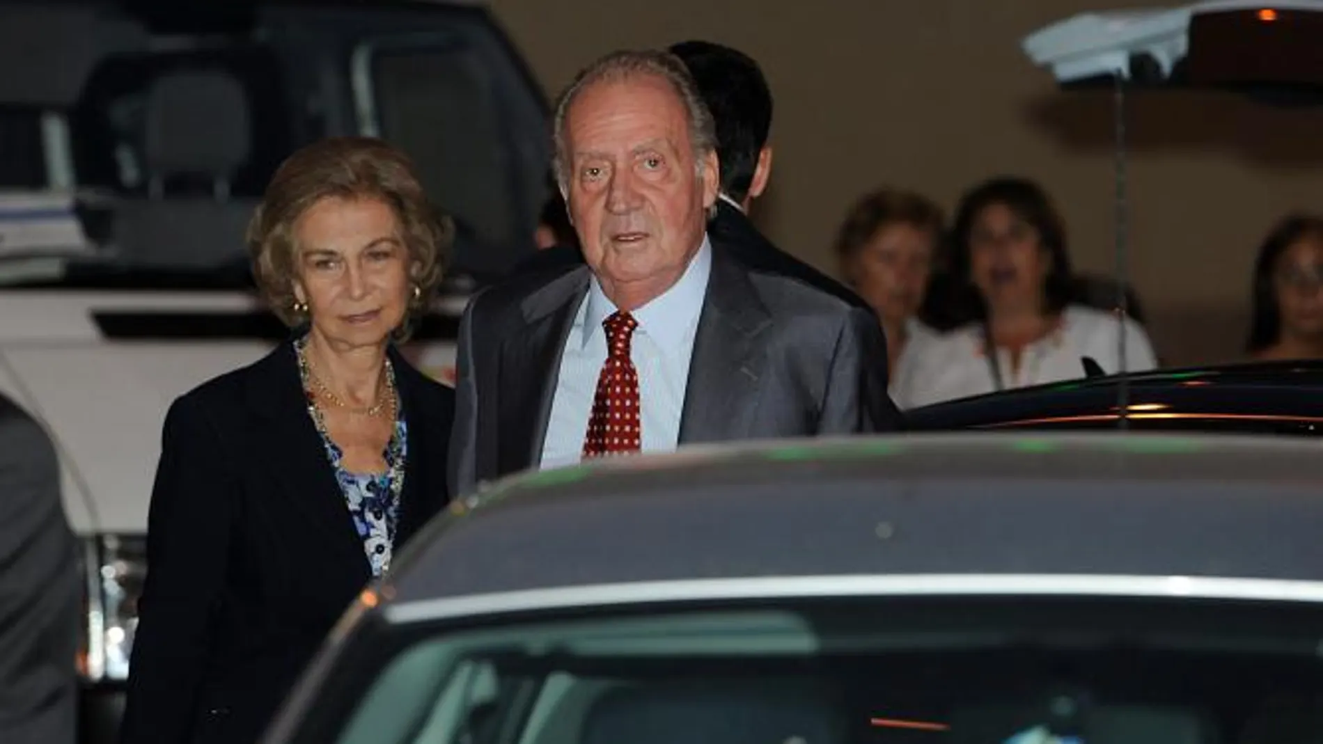Los reyes Juan Carlos y Sofía