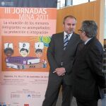 El conseller Cabré inauguró ayer las III Jornadas sobre la situación de los menores inmigrantes organizadas por la Universidad Politécnica.