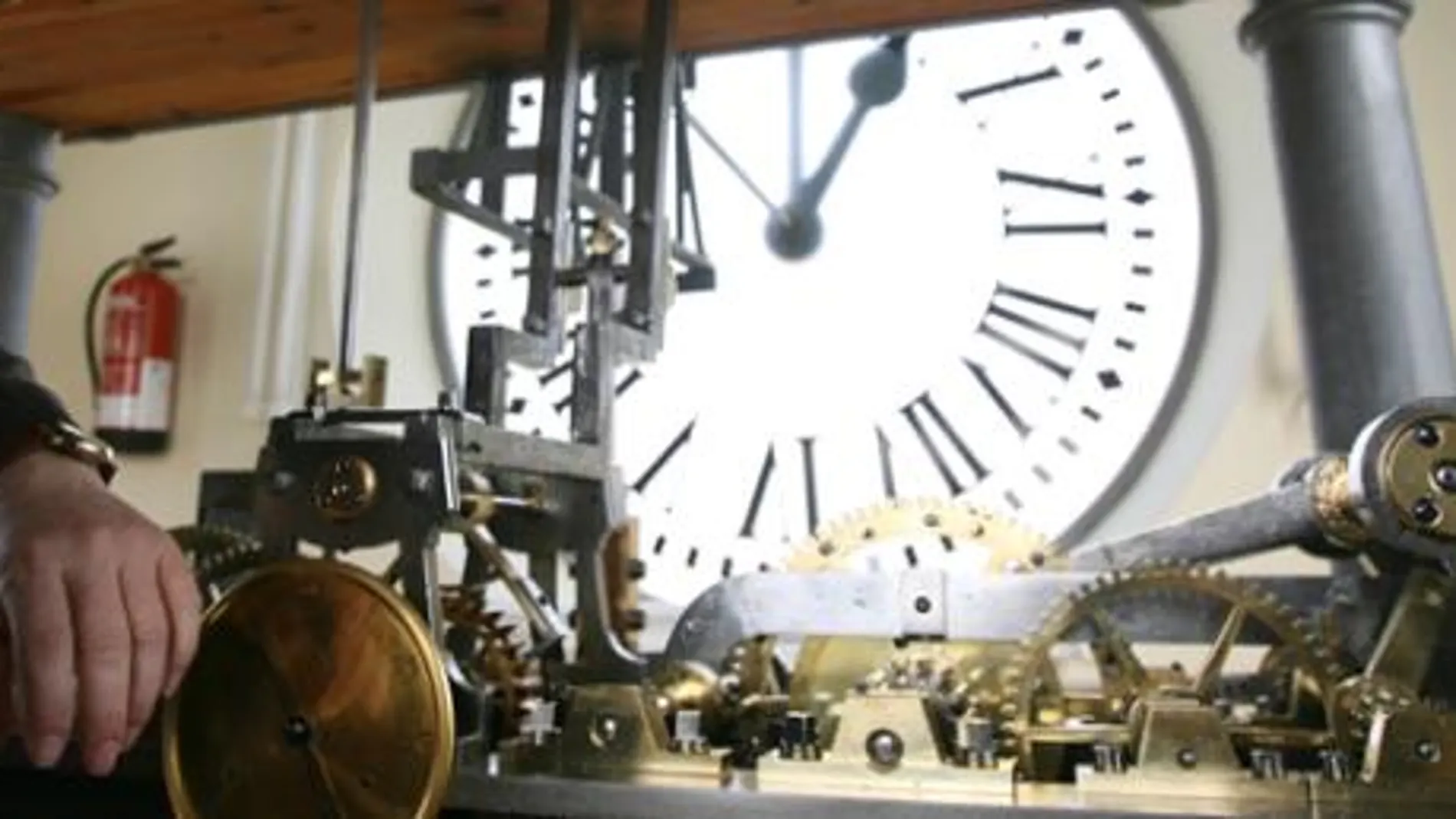 Mecanismo del reloj de la Puerta del Sol