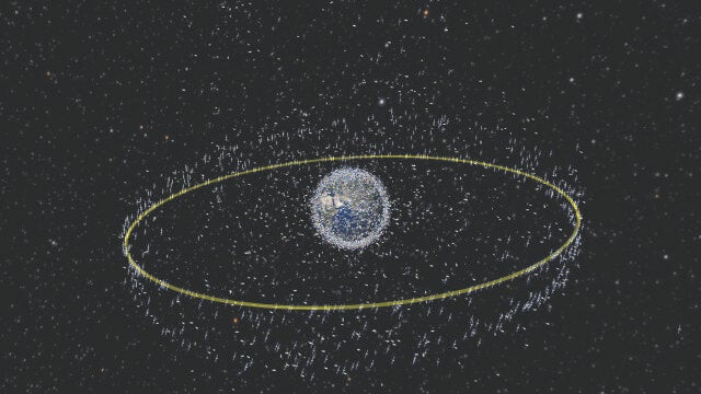 Vigilar la basura espacial
