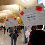 Iberia cancela 140 vuelos este viernes por la huelga de tripulantes de cabina