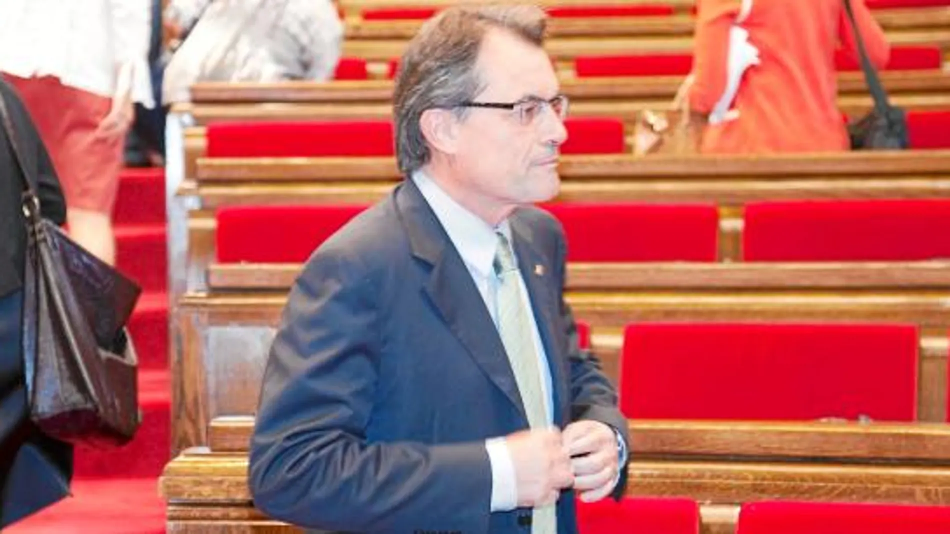Artur Mas, durante el pleno del debate de política general que se ha celebrado esta semana en el Parlament de Cataluña