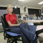 Miriam Sánchez en su época como tertuliana