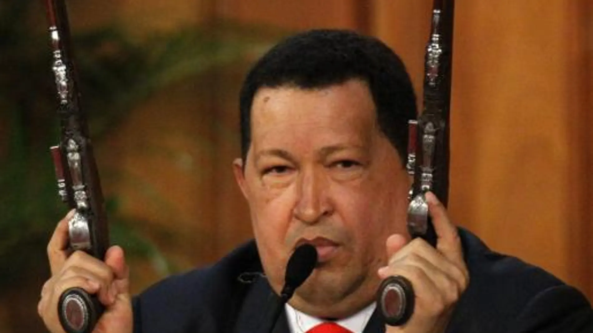 El presidente Hugo Chávez, en una foto de archivo