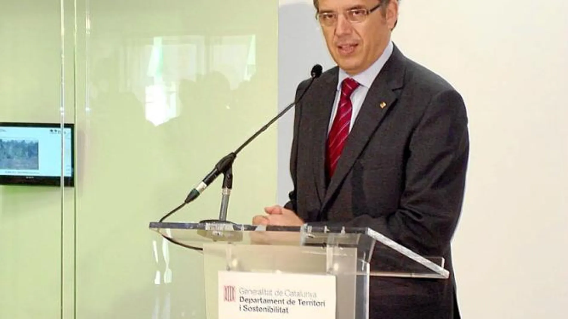 El conseller de Territorio, Lluís Recoder, presentó la hoja de ruta del corredor mediterráneo catalán