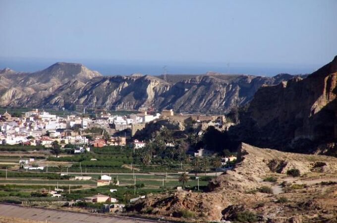 Vista del municipio almeriense de Cuevas de Almanzora