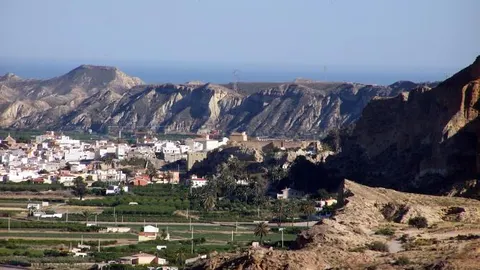 Vista del municipio almeriense de Cuevas de Almanzora