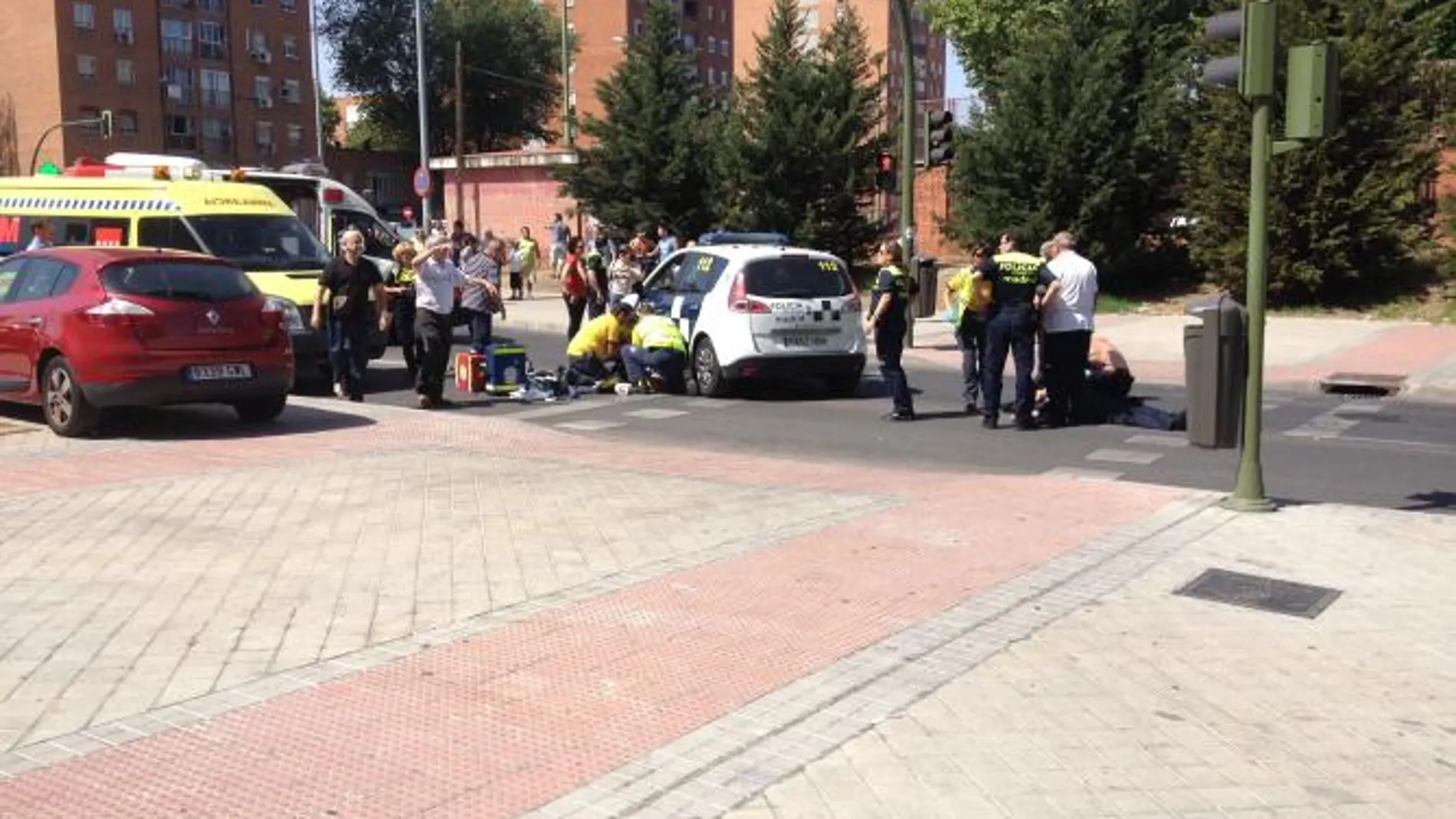 Heridos dos policías municipales de Madrid en un tiroteo en Usera