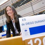 La directora de Relaciones Institucionales y Acción Exterior de la Junta, María de Diego, en Bruselas