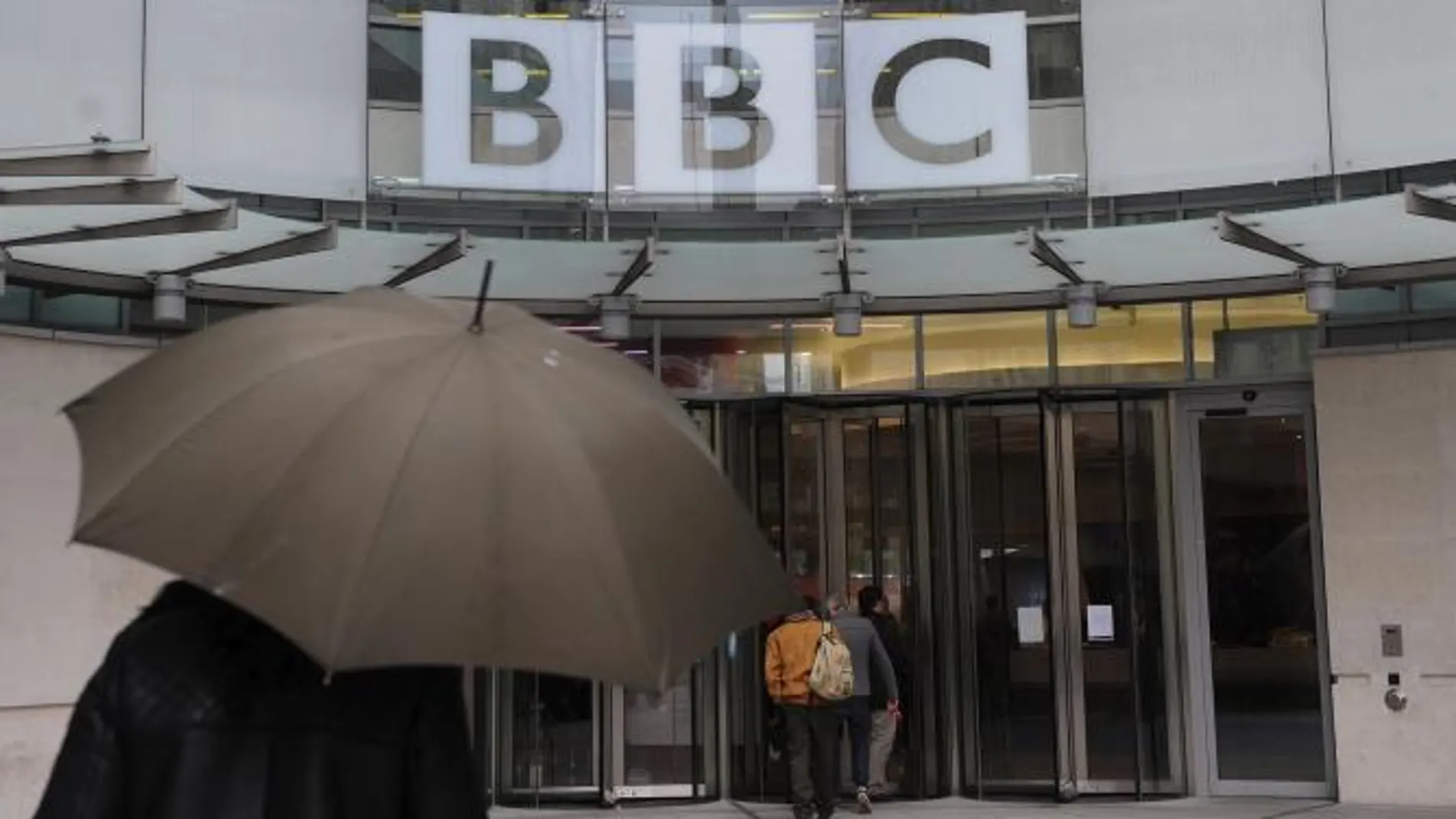 Vista exterior de la New BBC Broadcasting House, sede de la cadena BBC, en el centro de Londres.