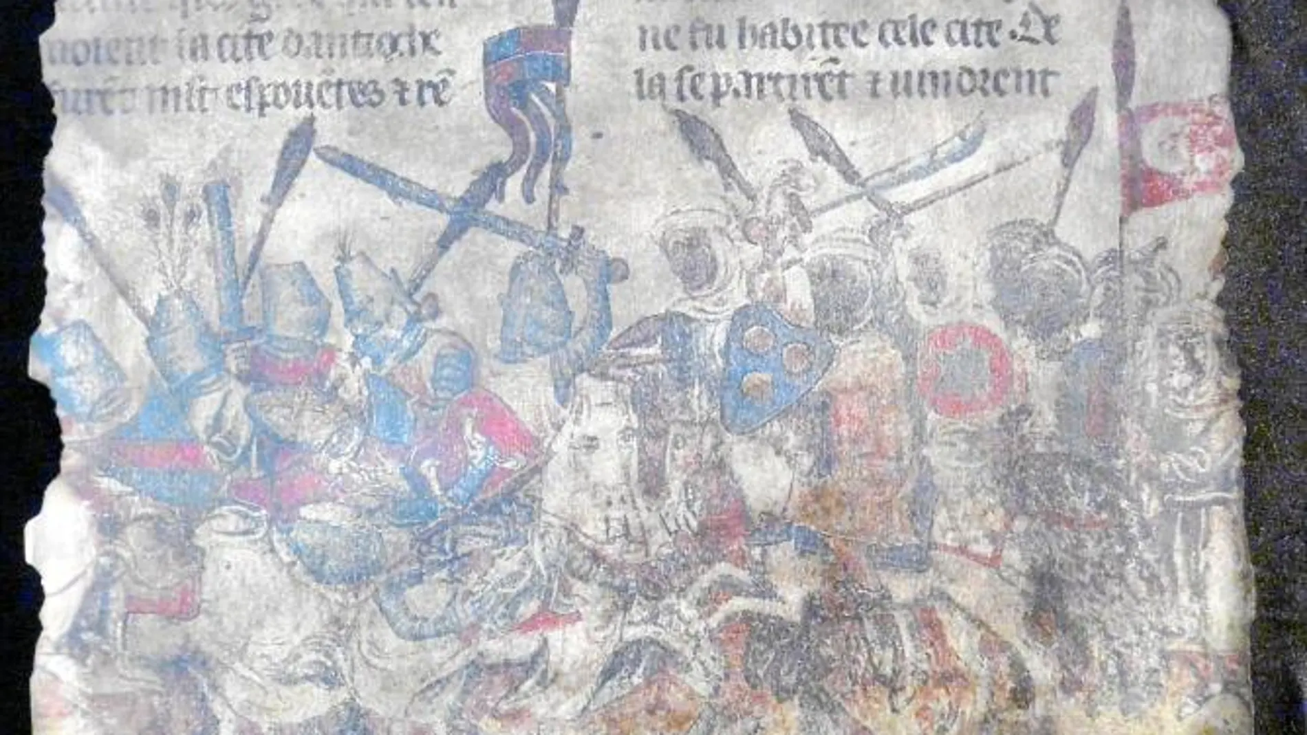 manuscrito dedicado a este enfrentamiento datado en el siglo XIII