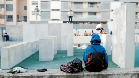 Los jóvenes que practican este ejercicio acuden a las instalaciones a todas las horas del día, incluso por las noches. Foto: Jesús G. Feria