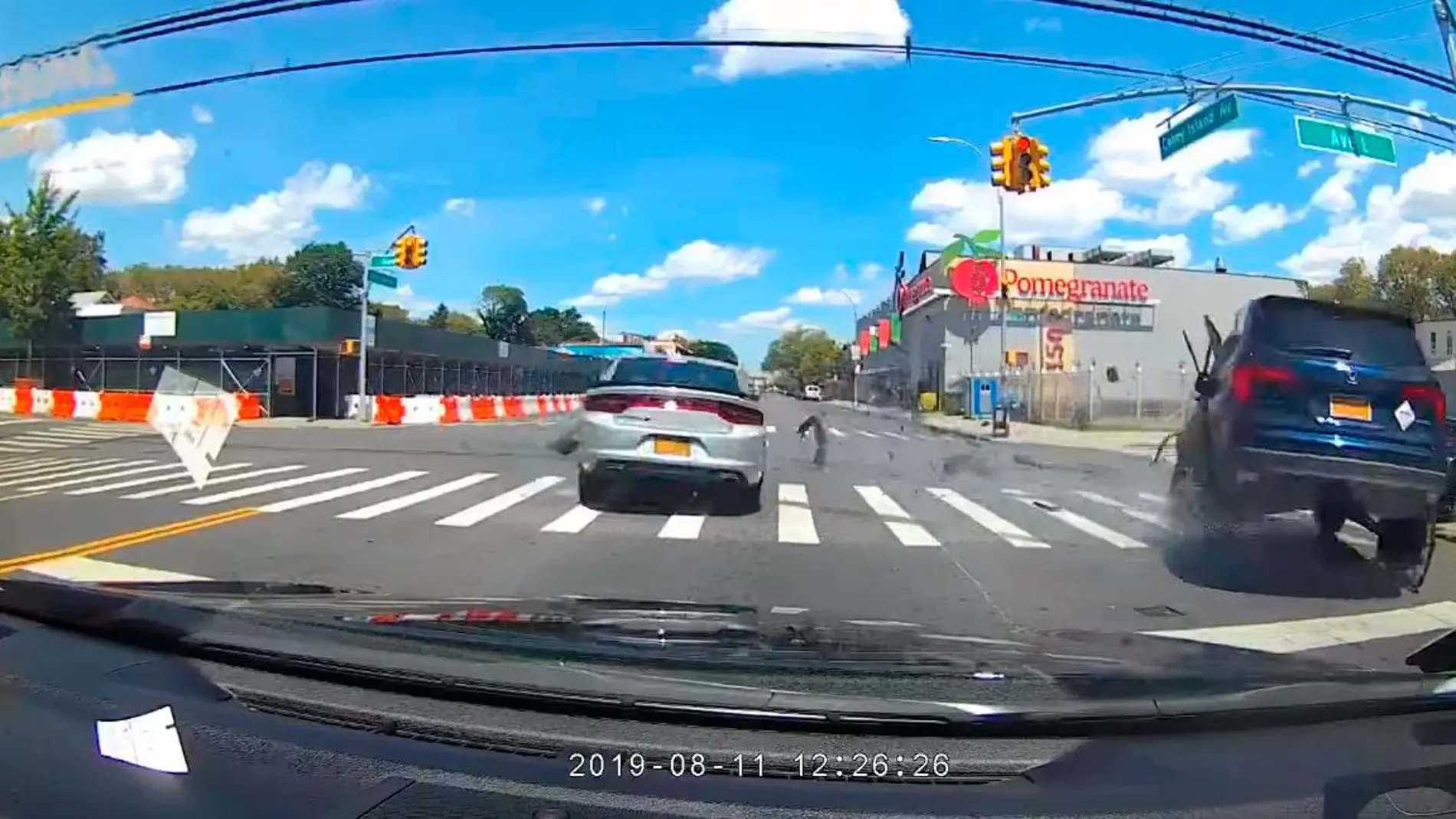 Fotograma del vídeo del atropello