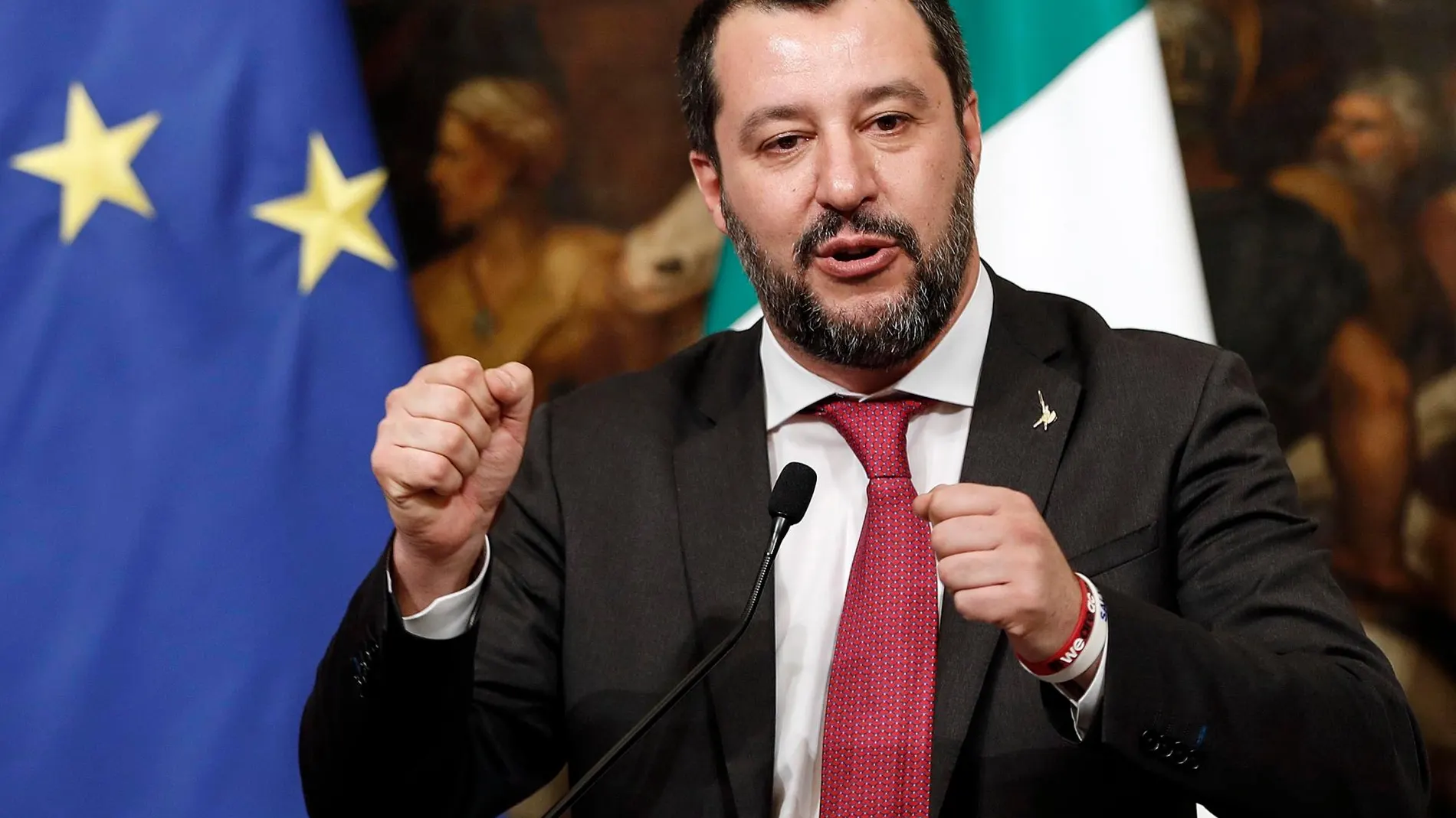 El ministro de Interior italiano, Matteo Salvini / Efe