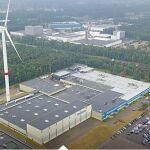 La planta de Tessenderlo (Bélgica) tiene su propio generador eólico de 2 MW desde 2016.