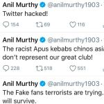Los “extraños” mensajes en Twitter del presidente del Valencia Anil Murthy