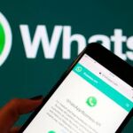 Pantalla de inicio de la app de mensajería WhatsApp
