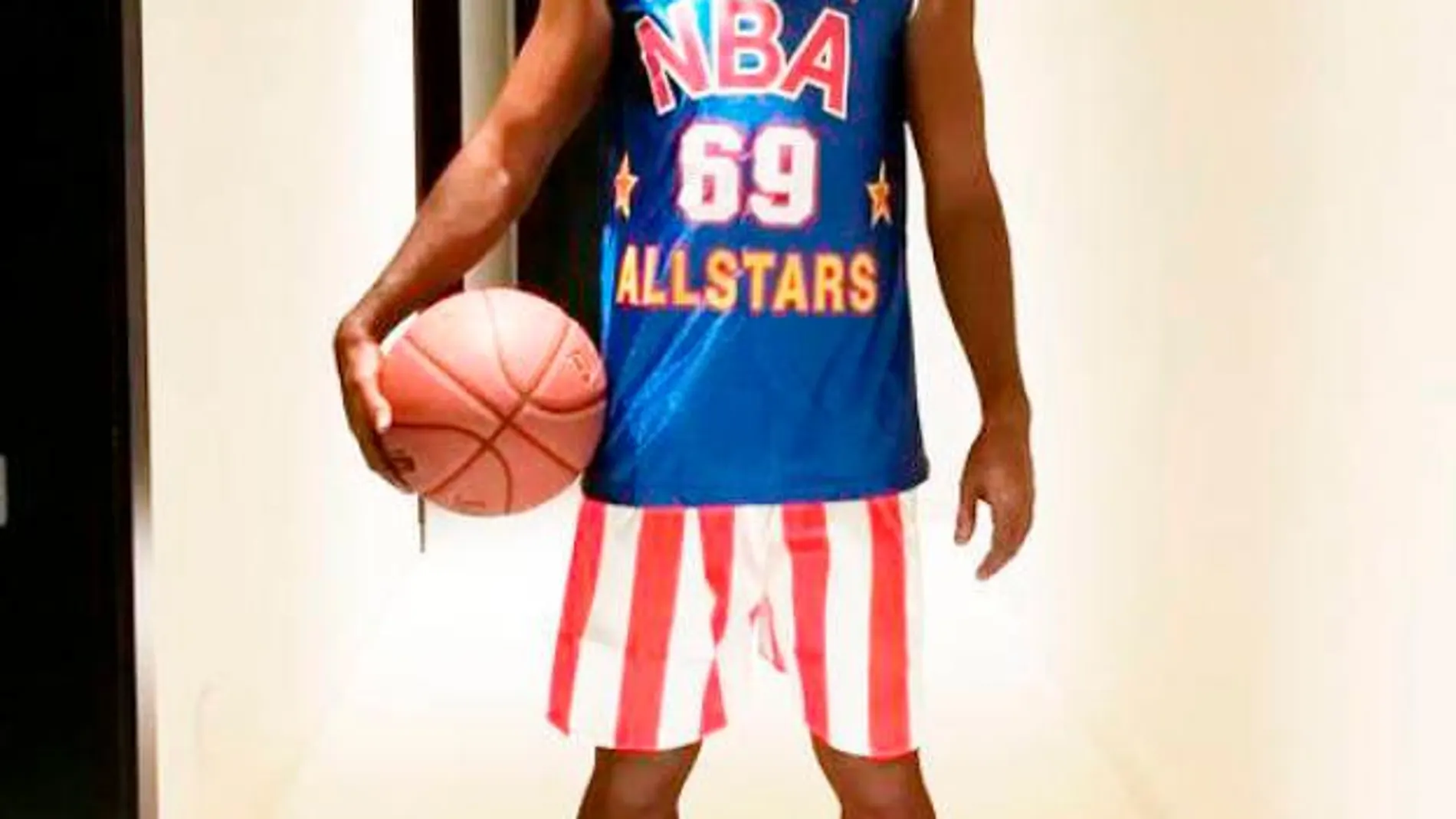 Griezmann disfrazado de jugador de la NBA