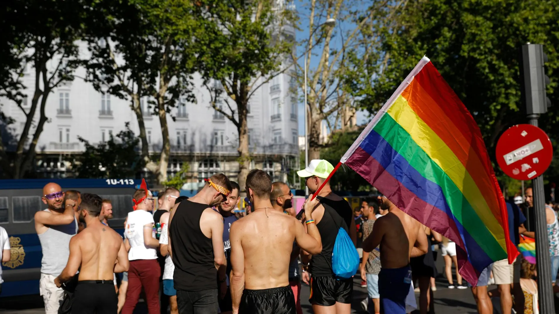 Celebración del día del orgullo gay en Madrid