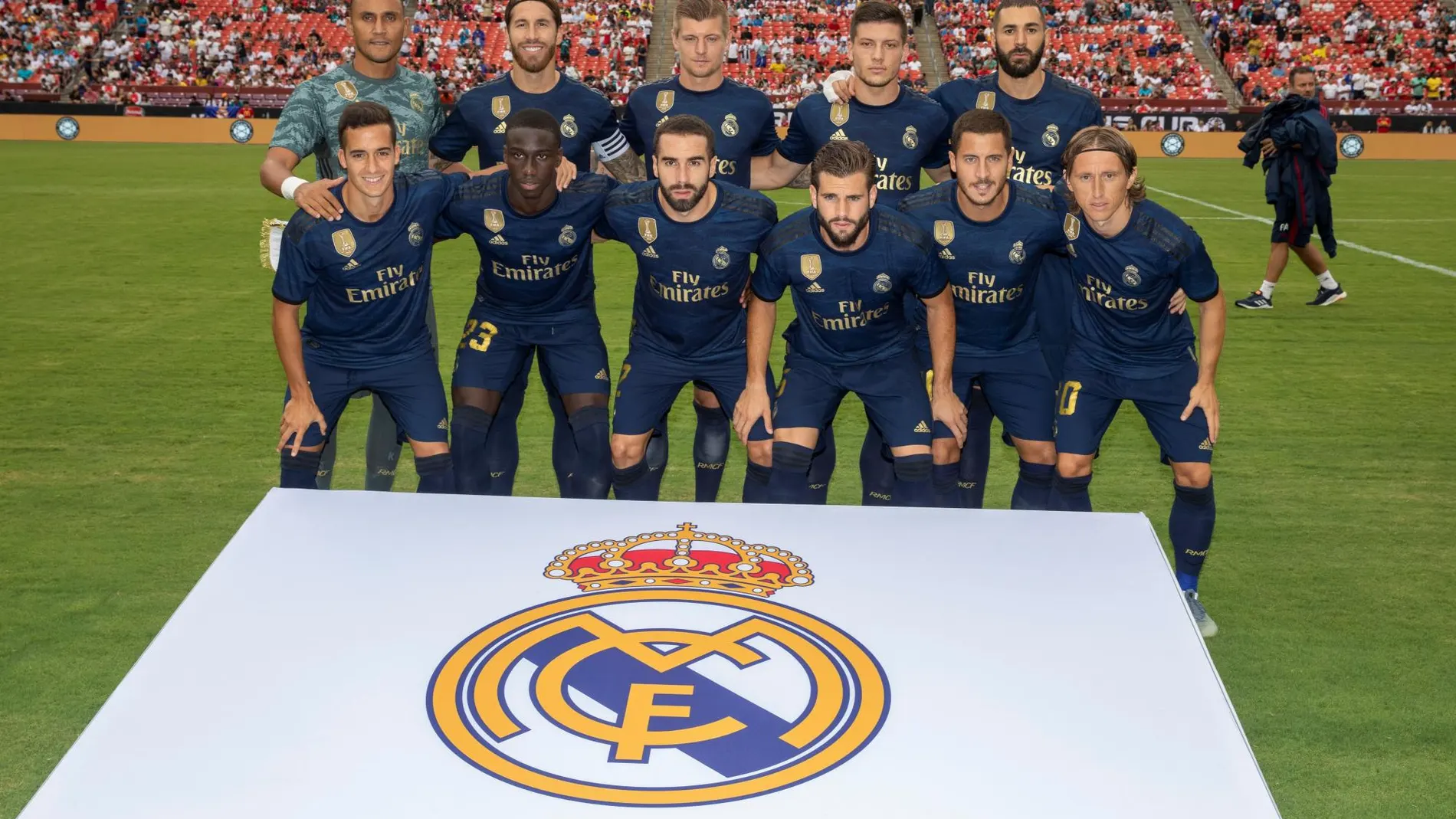 Mendy (el segundo por la izquierda en la fila de abajo) es el tercer lesionado del Real Madrid