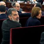 Cuixart, durante el juicio
