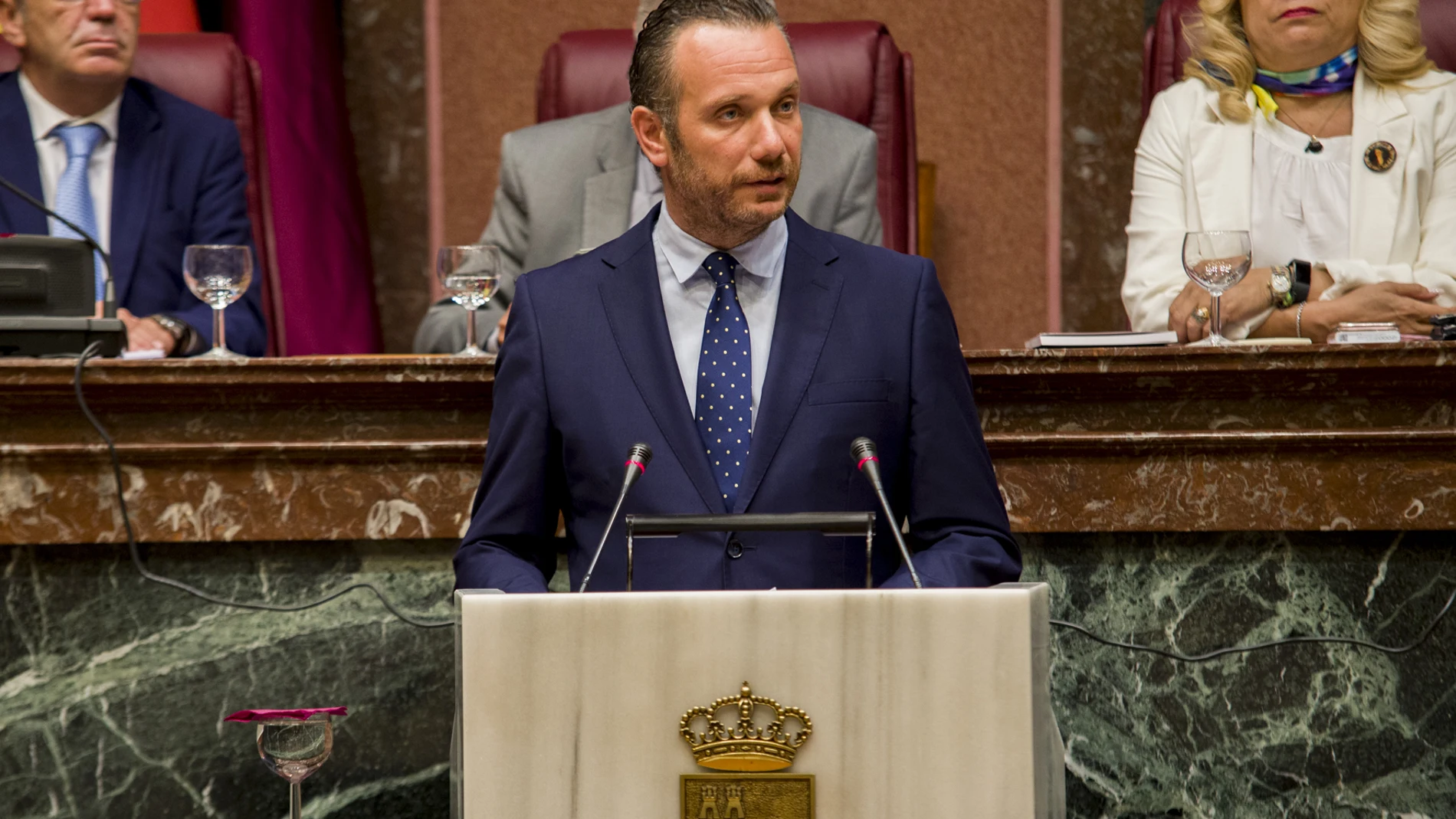 El portavoz del Grupo Parlamentario Popular, Joaquín Segado
