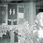 Cuando el ejército nazi ocupó París en 1940 varios cuadros de la Luftwaffe, ejército del aire nazi, se instalaron en el Palacio de Luxemburgo, nombre de la sede del Senado francés, donde ha aparecido el busto del Führer de la imagen