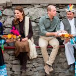 Los duques de Cambridge durante su visita a Chitral