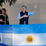Macri, durante el acto de campaña en Buenos Aires/EFE