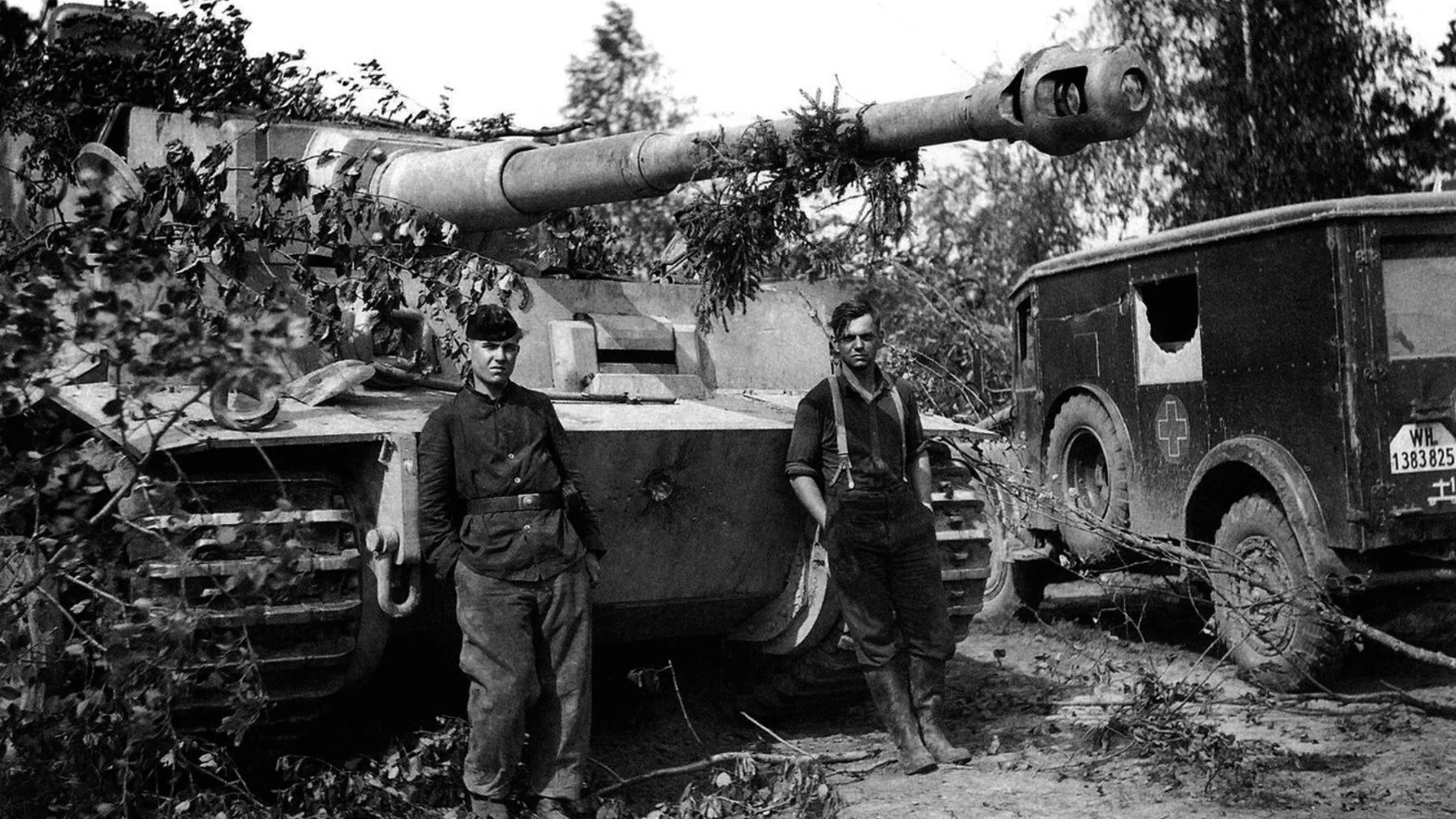 Dotación de un Tiger I del 502º Schwere Panzer Abteilung, Rusia