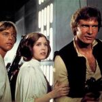 En 1977 “Star wars” llegó a los cines con un reparto entre los que figuraban Harrison Ford (derecha), Carrie Fisher o Mark Hamill