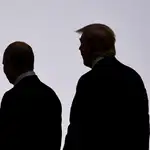 Vladimir Putin y Donald Trump durante el primer día del G20