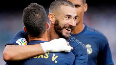 Benzema hizo el primer gol