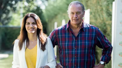 Fabiola junto a Bertín Osborne