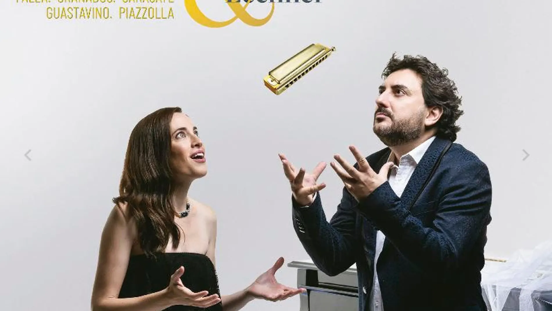 Antonio Serrano y Constanza Lechner tocarán en Madrid el 21 de septiembre