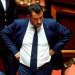 Matteo Salvini, en el Senado/Reuters