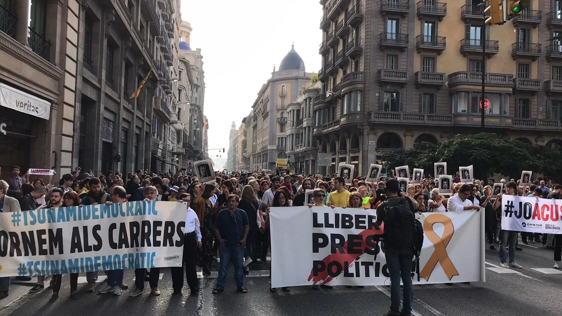 Una de las protestas contra la sentencia