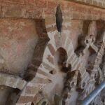 Las obras en la Giralda desvelan su antiguo color