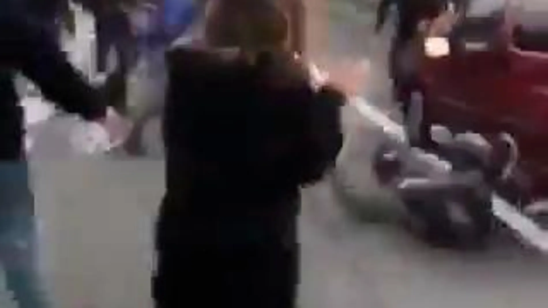Un manifestante independentista, herido al ser atropellado por un conductor en Argentona