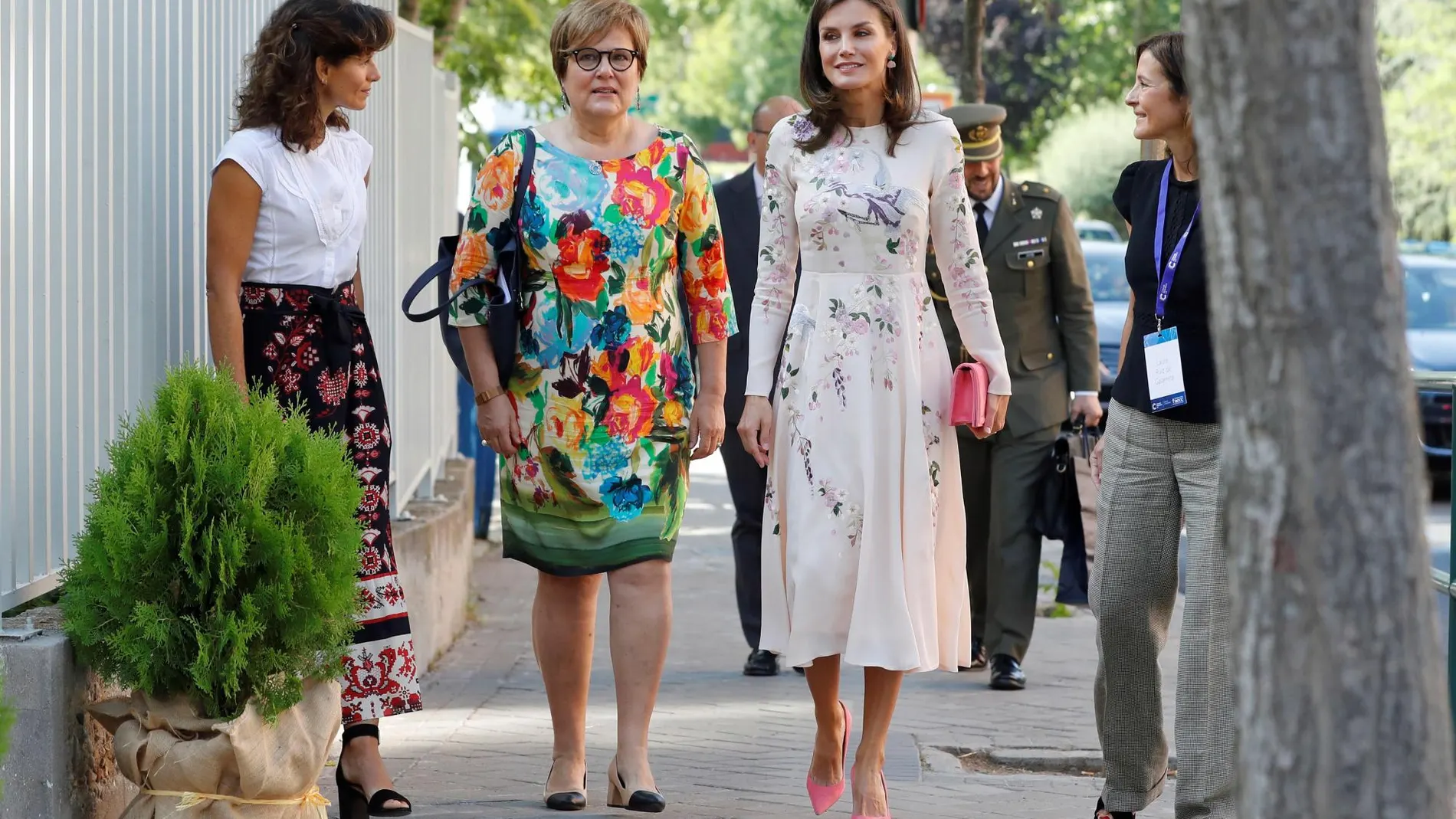 Letizia recupera su vestido de inspiración oriental