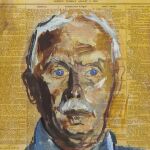 El retrato de Hollitscher fue realizado por su compañero de internamiento Hugo Dachinger
