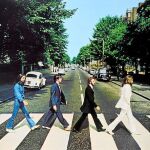 De izquierda a derecha, en la portada de «Abbey Road», George Harrison, Paul McCartney, Ringo Starr y John Lennon