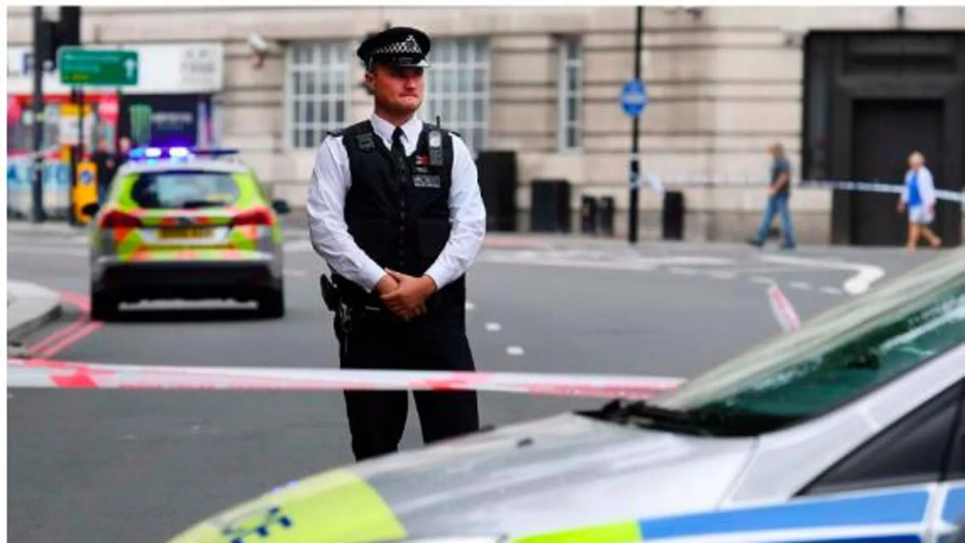 La Policía británica, en una imagen de archivo / Reuters