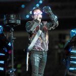 Muse durante su actuación anoche en el Wanda Metropolitano. Fotos: David Jar