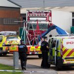 Imagen del camión de Essex registrado por la Policía