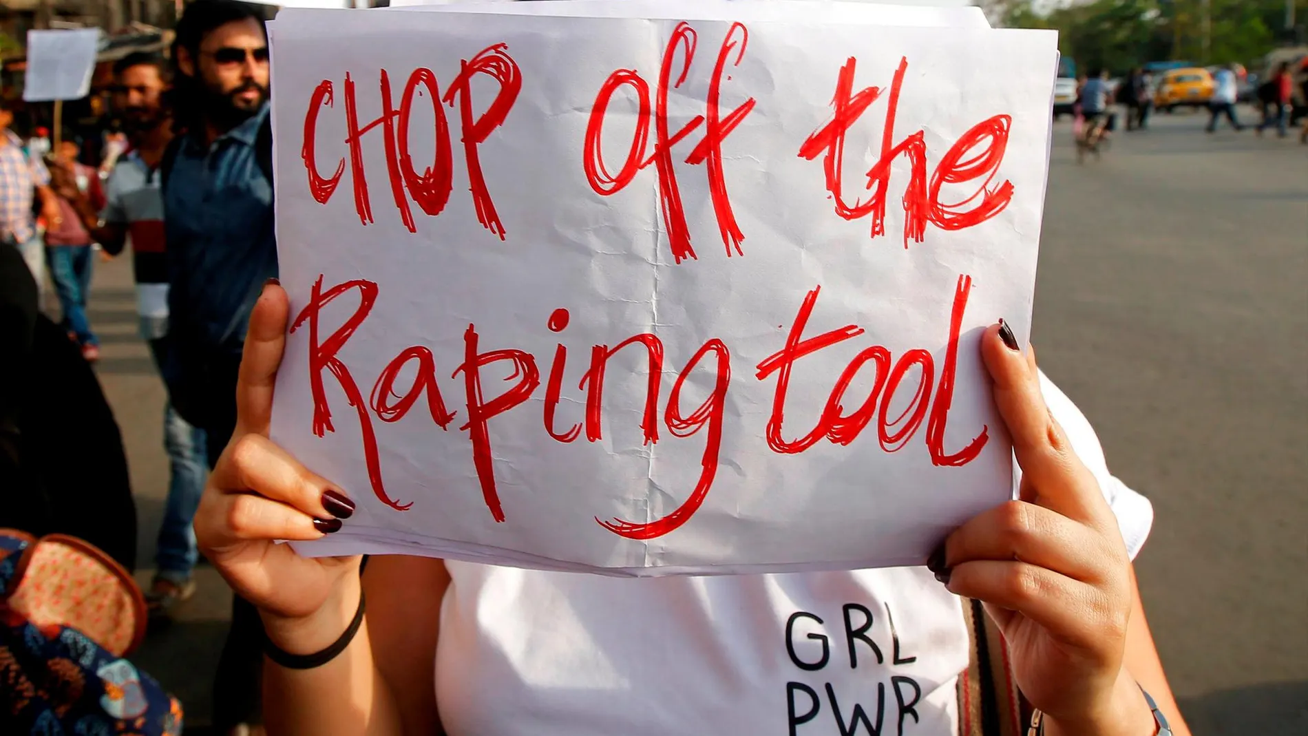 Protesta de mujeres en contra de las violaciones en India /REUTERS