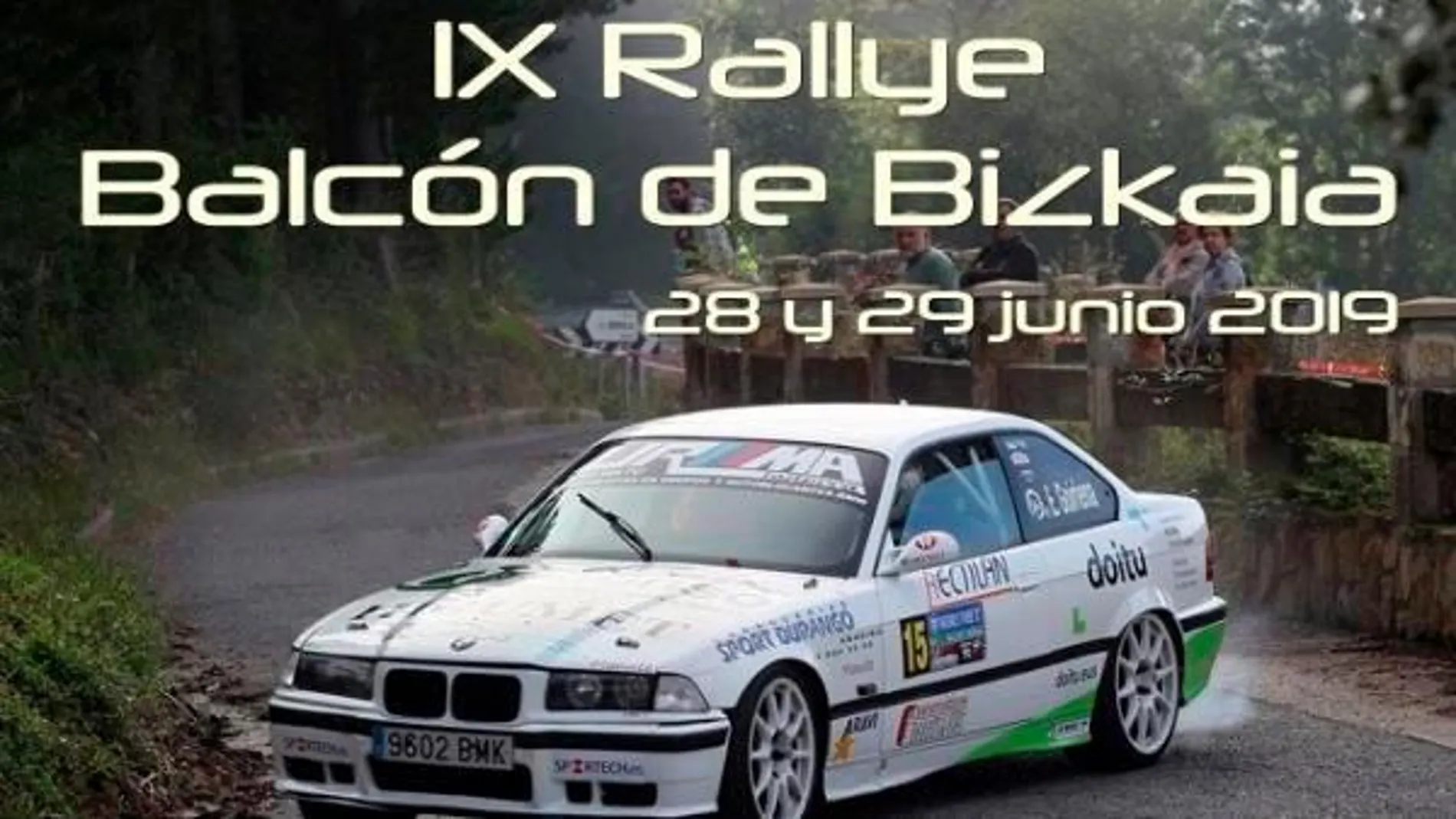 Cartel de la IX edición del rally Balcón de Bizkaia
